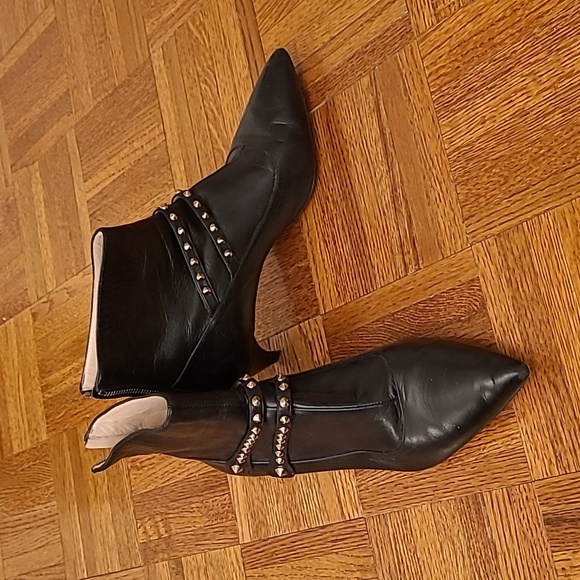 Miu miu studded leather ankle boots, size 39 - Picture 2 of 10